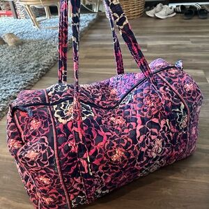 Vera Bradley pink duffle back